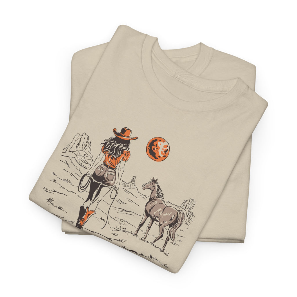 Desert Walk T-Shirt – Minimal Illustration