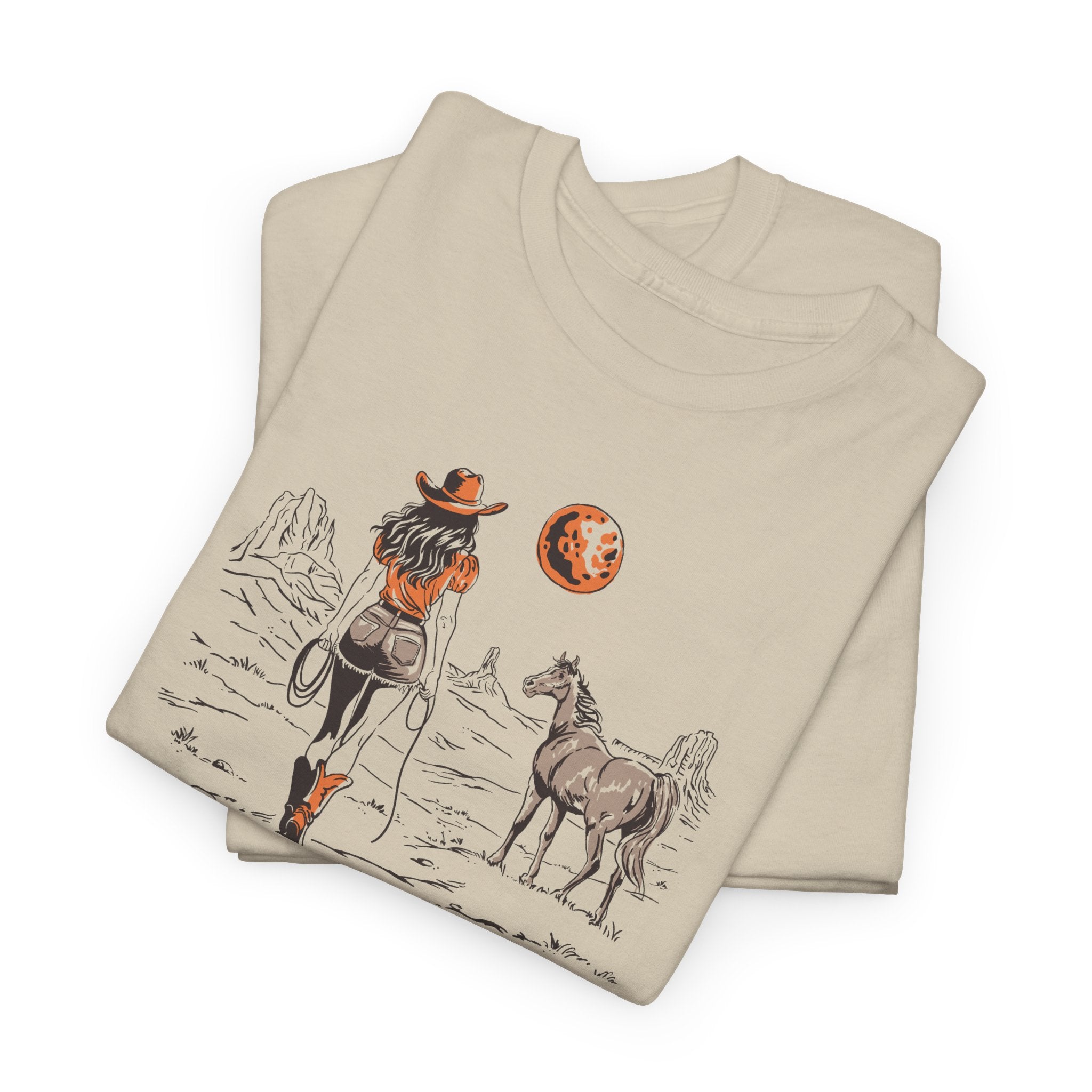 Desert Walk T-Shirt – Minimal Illustration