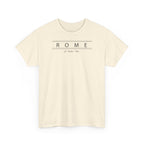 T-Shirt mit römischen Vintage-Zeilen – La Dolce Vita Grafik-T-Shirt