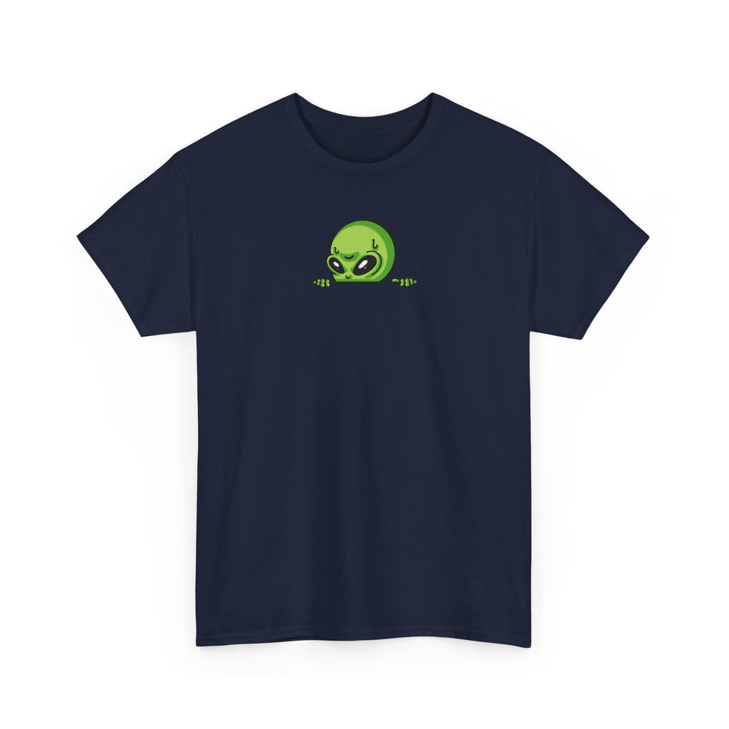 Alien-Emoji-T-Shirt – Niedliches grünes T-Shirt mit Alien-Motiv