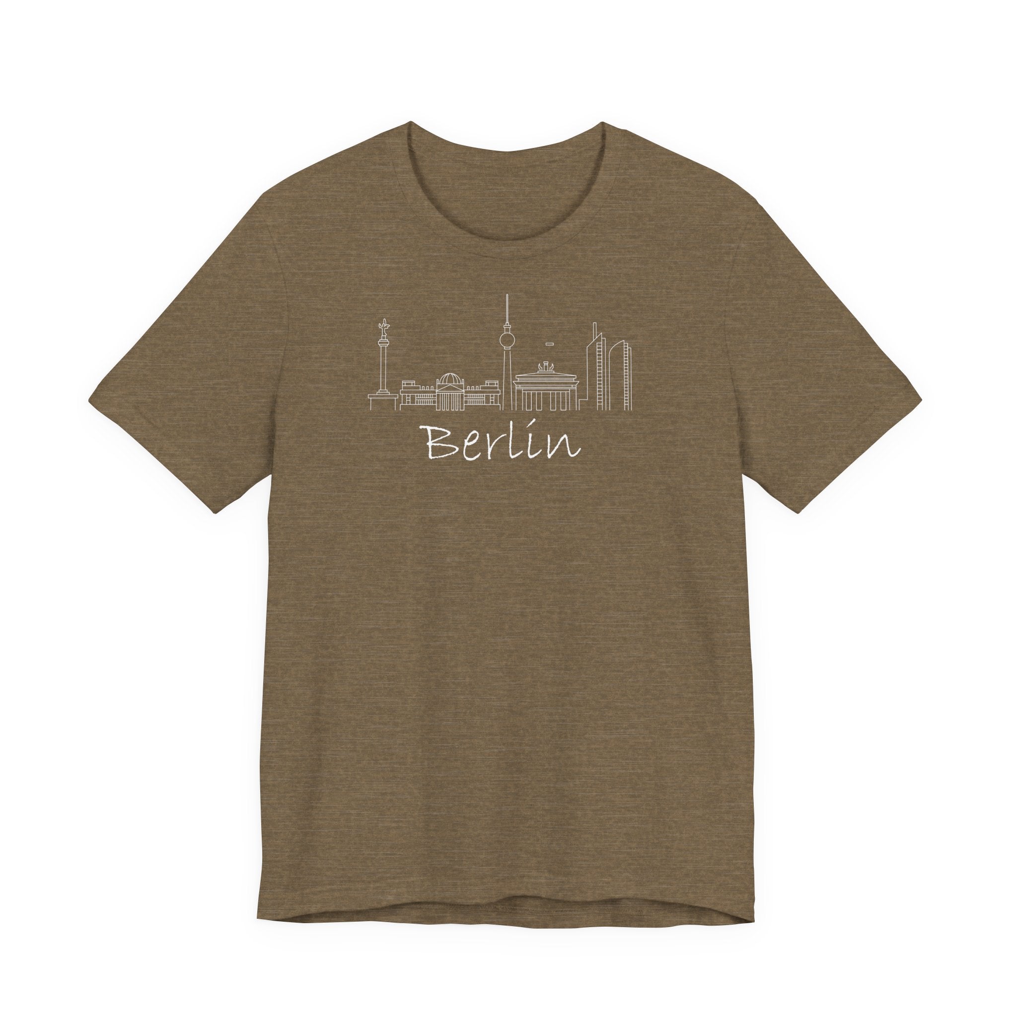 Berliner Skyline T-Shirt — Minimalistisches Stadtbild-T-Shirt