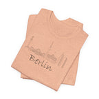 Berliner Skyline T-Shirt — Minimalistisches Stadtbild-T-Shirt