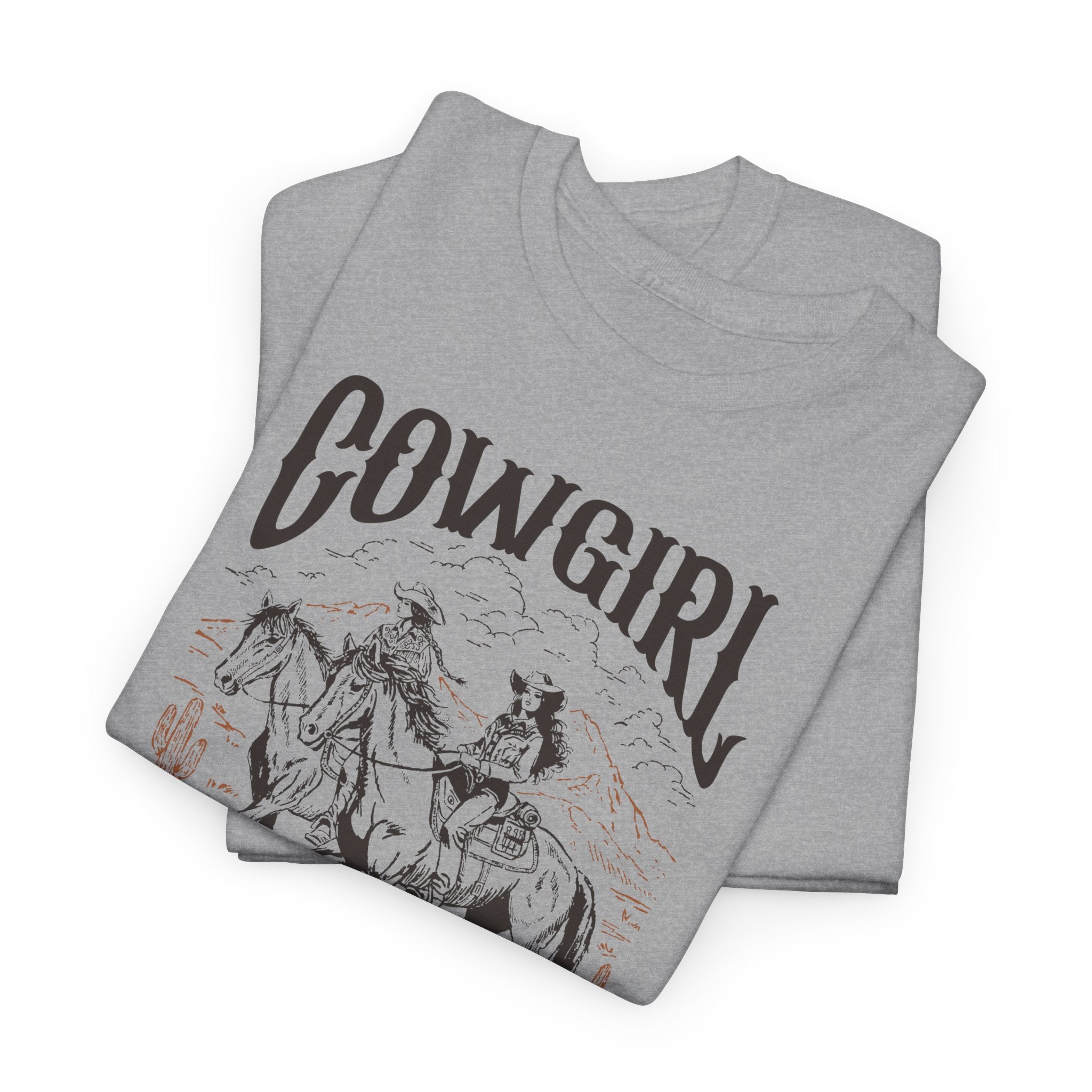 Cowgirl-T-Shirt mit Grafik – Vintage-Western-Reit-T-Shirt