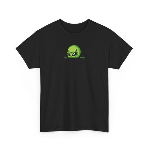 Alien-Emoji-T-Shirt – Niedliches grünes T-Shirt mit Alien-Motiv