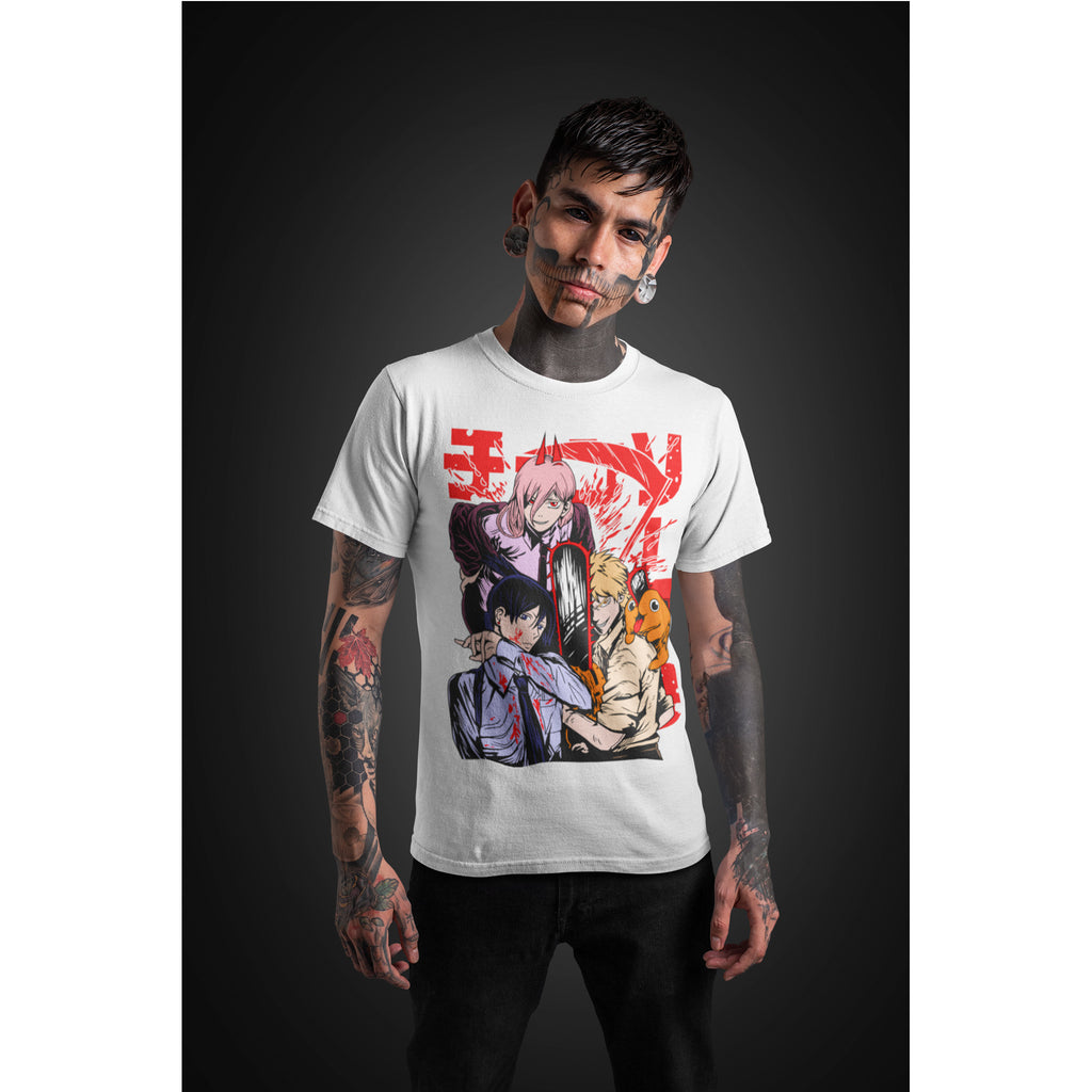 Anime Horror Crew T-Shirt – Tokyo Ghoul Style Charakter-Collage-Shirt