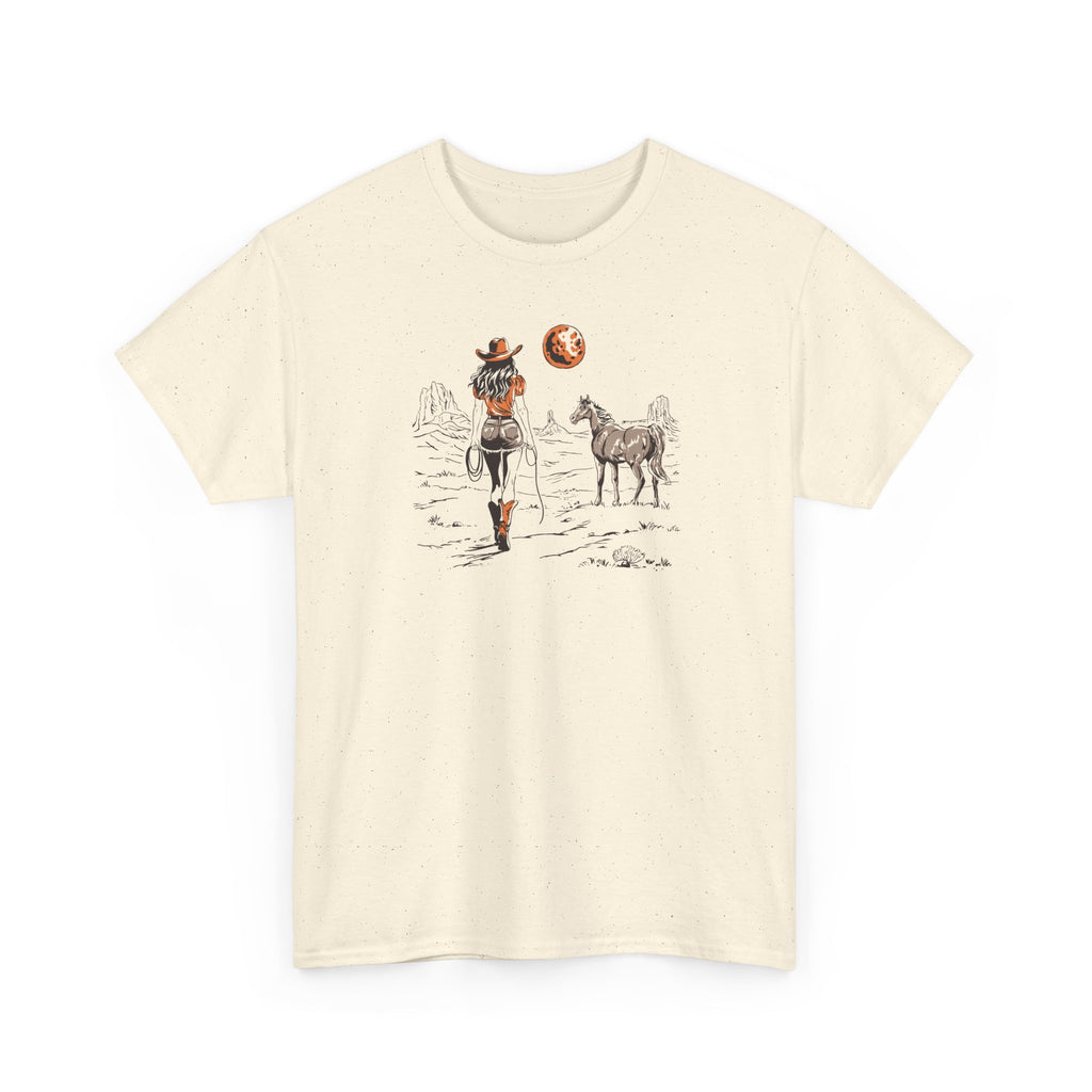 Desert Walk T-Shirt – Minimal Illustration