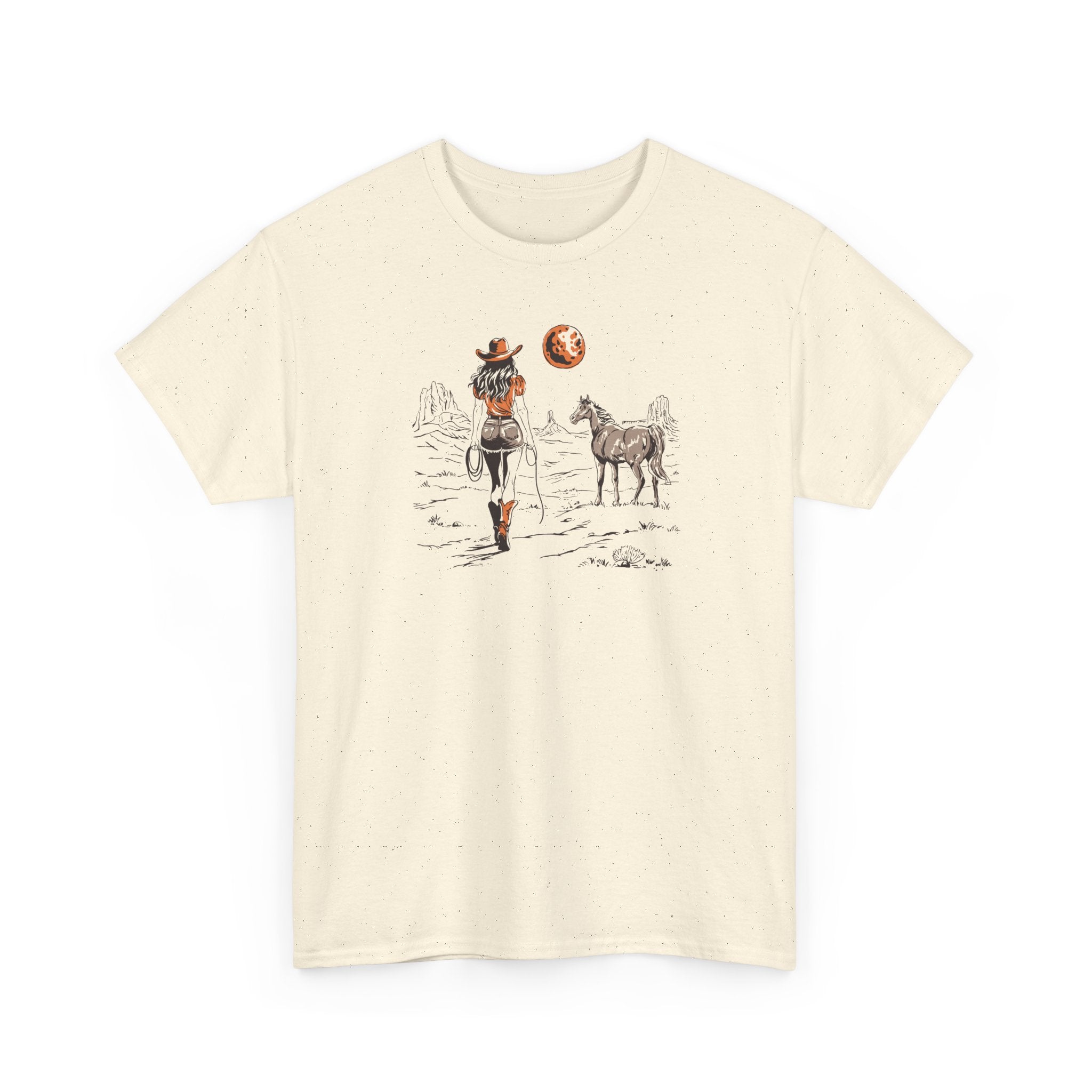 Desert Walk T-Shirt – Minimal Illustration