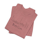 Berliner Skyline T-Shirt — Minimalistisches Stadtbild-T-Shirt