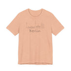 Berliner Skyline T-Shirt — Minimalistisches Stadtbild-T-Shirt