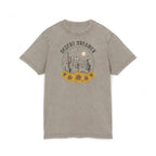 Desert Dreamer Acid Wash T-Shirt – Sonnenblumen- und Kaktusmotiv