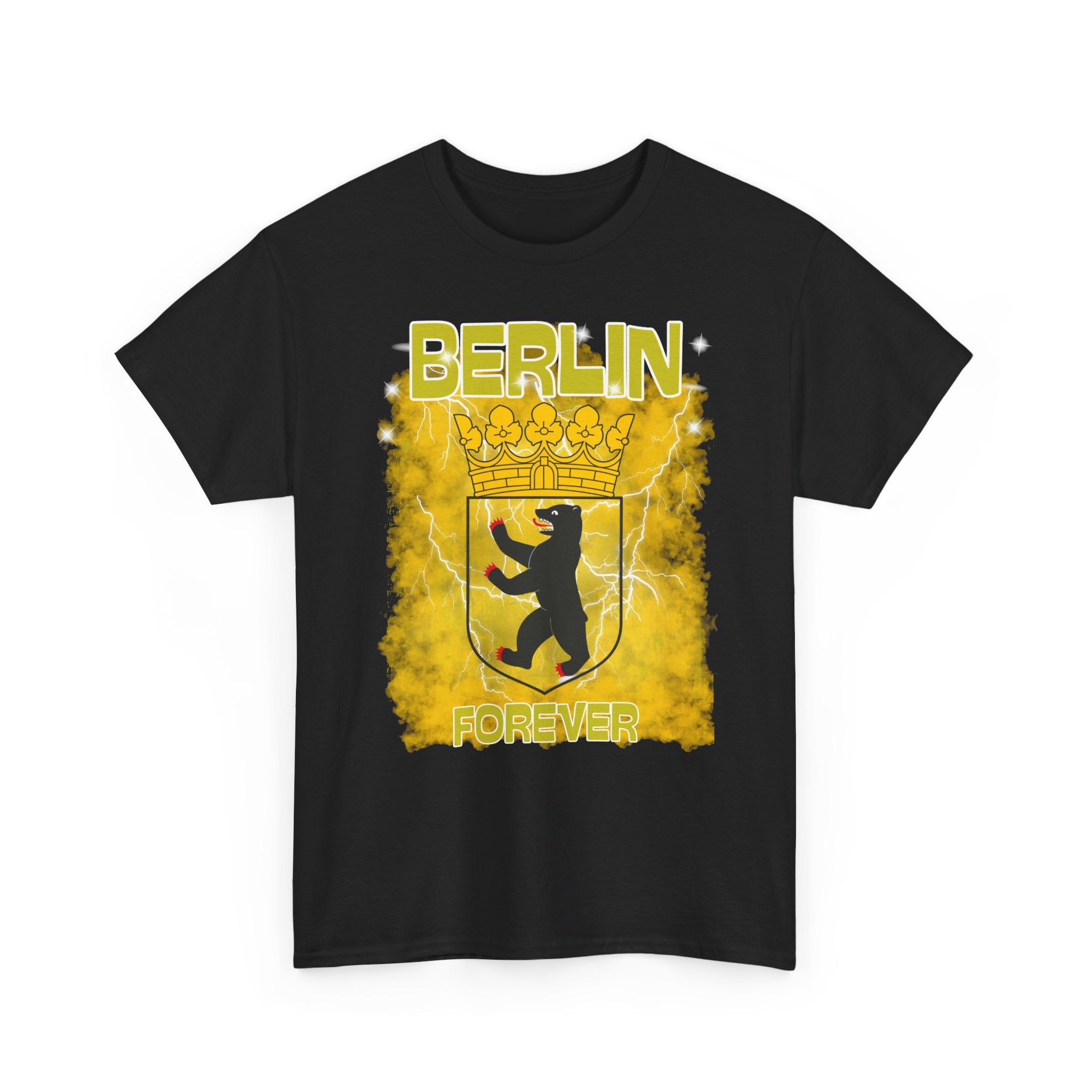 Berlin Forever T-Shirt — Berliner Wappen-Bären-Grafik-T-Shirt