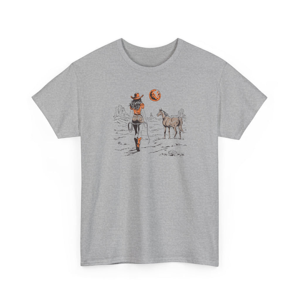 Desert Walk T-Shirt – Minimal Illustration
