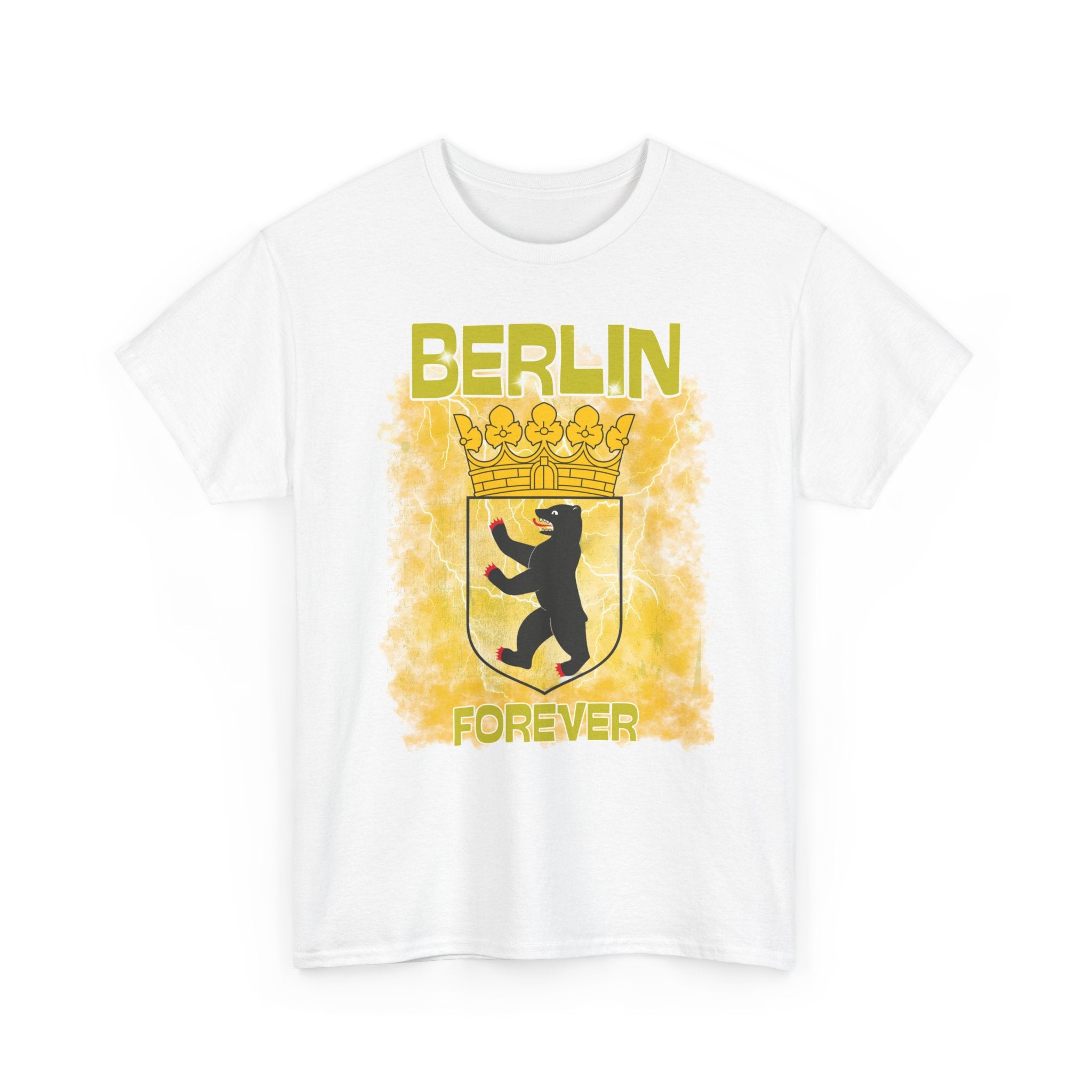 Berlin Forever T-Shirt — Berliner Wappen-Bären-Grafik-T-Shirt