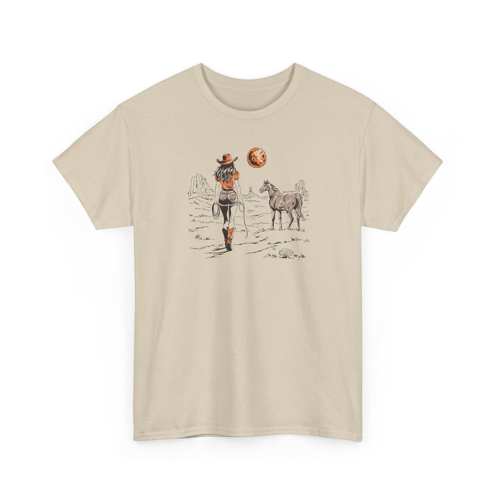 Desert Walk T-Shirt – Minimal Illustration