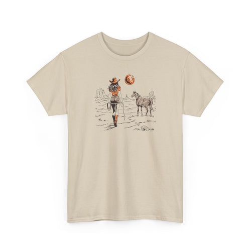 Desert Walk T-Shirt – Minimal Illustration